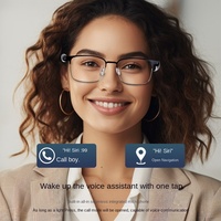 Lunettes Intelligentes Mi Zhitong avec Assistant IA, Verres à Teinte Variable, Étanchéité IPX-5, Batterie 55 mAh, Logo Personnalisable, pour la Conduite et les Appels Téléphoniques