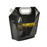 Pochette Souple Transparente en Plastique pour Eau Potable 1L/3L/5L, Sachet Doypack à Bec Verseur pour Liquides et Huiles, Pliable, Anti-Humidité, pour Huile d'Olive