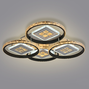 Accesorios de luz nórdica, lámpara cuadrada Pop de acero inoxidable, decoración del hogar, pasillo, pasillo, luz de techo Led, entrega - Product Image 1