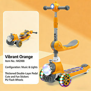 Vente directe du Hebei, trottinette pour bébé de 3 ans, jouet pour enfants, trottinette à 3 roues pour enfants avec musique et lumière - Product Image 1