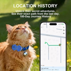 การ์ดทิกซ์ เครื่องติดตาม GPS สำหรับสัตว์เลี้ยงสำหรับสุนัขและแมว ตำแหน่งแบบเรียลไทม์ รองรับบลูทูธ ไอโอเอสอายุการใช้งานแบตเตอรี่ 1 ปี - Product Image 6