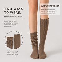 Chaussettes de Pilates OEM de haute qualité en bambou à volants, chaussettes de ballet et de yoga multicolores à double doublure en silicone avec grip