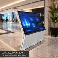 Panneau PC Android sur mesure de 86 pouces avec écran tactile 10 points, borne interactive sur pied, affichage numérique multimédia, machine POE