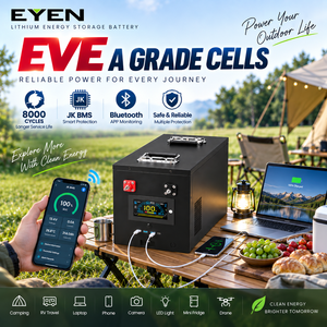 แบตเตอรี่ LiFePO4 12.8V 314Ah พร้อมเซลล์ EVE เกรด A ความจุ 4.02kWh 8000 รอบการใช้งาน แบตเตอรี่สำรองพลังงานแสงอาทิตย์แบบ Deep Cycle - Product Image 1