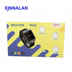 Nuevo Set de Regalo 7 en 1 para Hombre: Reloj Inteligente X9 2026, Auriculares Inalámbricos, Cargador de Pared, Calendario, Silicona Cuadrada IP67 <span class=keywords><strong>Pro</strong></span> Max - Product Image 1