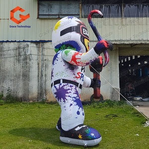Astronaute gonflable géant pour fête d'Halloween, <span class=keywords><strong>carnaval</strong></span>, spectacle sur scène - Product Image 4