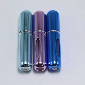 Fashion Empty <b>5ml</b> Mini Bottom Refillable Glass Atomizer <b>Perfume</b> Spray <b>Bottle</b> Travel Pocket Parfum Gift Cosmetic Screw Cap - Product Image 3