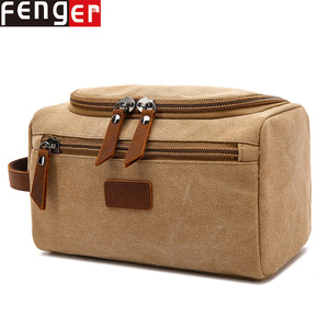 Toiletry <b>Bag</b> Large Capacity Multi Functional Rectangle Blue With Detachable Handle For Home Storage - Product Image 4