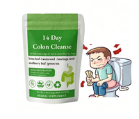 Soutien à la régularité et au métabolisme pour la santé intestinale – Mélange Herbal 14 Jours Lotus Moringa Mûrier Thé Vert – Marque Privée OEM
