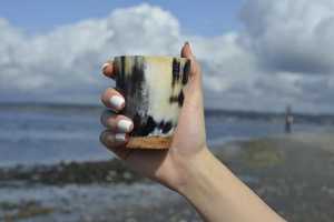 Eco Friendly Handcrafted Viking Horn <b>Cup</b> Designed for Rustic Charm Perfect for Collectors and Everyday Use - Product Image 6