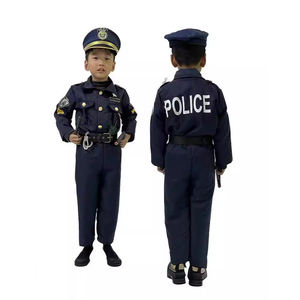 Set <span class=keywords><strong>di</strong></span> giochi <span class=keywords><strong>di</strong></span> ruolo per bambini Costume <span class=keywords><strong>di</strong></span> Halloween Cosplay pompiere medico chirurgo <span class=keywords><strong>di</strong></span> <span class=keywords><strong>polizia</strong></span> Capatin infermiere ingegnere per bambini vestire le uniformi - Product Image 2