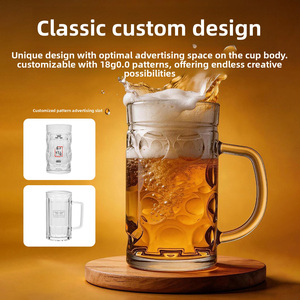 Nouvelle Arrivée - Chopes à Bière Populaires (300-500ml) - Verres à Bière Personnalisables avec Logo - En Stock - Product Image 4