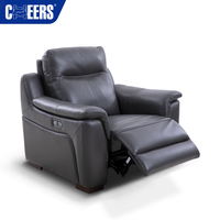 MANWAH CHEERS Euro Leder Power Liege sofa 2 2 2 1 Gepolstertes Sofa garnitur mit USB für Wohnzimmer