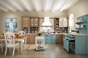 Mueble de Cocina Personalizado de Madera Maciza de Roble, Muebles de Restaurante de Madera Contrachapada, Impermeables, Fáciles de Limpiar, Modernos y Ecológicos - Product Image 5