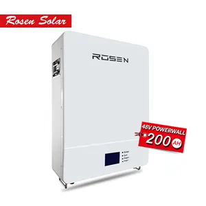 Rosen lithium battery 48v 200ah solar battery lithium polymer battery BMS