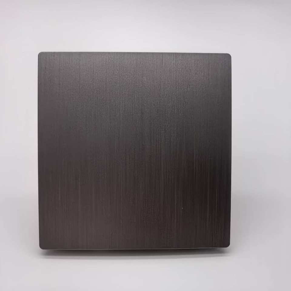 VNX Switch and Socket Colorful Big Button Pc Skin Feeling Panel Grey 1 Gang 1/2 Way 250v Touch Light Electric Wall Switch
