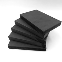 Panneaux de fibres à densité moyenne (MDF) noirs de 12 mm, imperméables, mélaminés, résistants à l'humidité, couleur noire