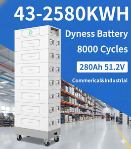 Dyness Stack280 Lifepo4 Pil 40kwh Yüksek Voltajlı İstiflenebilir Güneş Enerjisi Depolaması için 200kwh 300kwh 500kwh 1000kwh 1mwh 2mwh - Product Image 1