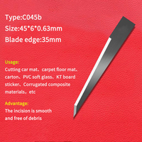 Mesin Pemotong Komputer Seri AOL Pisau Karbida Tungsten CNC Cutter Pisau Osilasi C045b T131 VC001 XQW02 Y022a Z016a