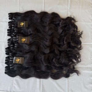 Proveedores de Cabello Humano Virgen Indio de Alta Calidad: Paquetes de Cabello Humano Rizado Ondulado (Body Wave) y Cabello Humano Rizado Natural de Templo Indio - Product Image 2