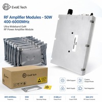 Module amplificateur de puissance RF linéaire GaN ultra large bande EvolE Tech EVOL-305 50W 400-6000MHz DC28V avec contrôle DB et sortie SMA-KFD faible