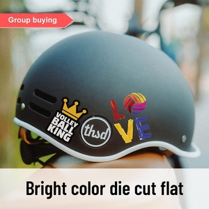 Sản phẩm mới cho quần áo gói UV không thấm nước biểu tượng Nụ Hôn Sticker nhãn tùy chỉnh Vinyl giấy long lanh Hologram chết cắt dán - Product Image 5