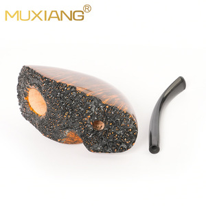 MUXIANG Handmade Free Style Burl Wood Pipe Solid Wood Tobacco Pipe For Men Smoking Pipe - Product Image 4
