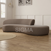 Juego de sofás modernos para el hogar y la sala de estar, muebles de lino blanco, tela beige crema, sofás modulares de esquina en forma de L, sofá seccional