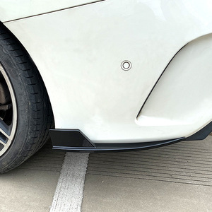 Mercedes-Benz CLA-Class Rear Bumper Corner Cover Piano Black Carbon Fiber Texture PP Material for 2013-2019 Retrofit Upgrade - Product Image 2