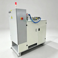 Machine de brasage à induction haute fréquence automatique CNC pour le soudage de segments de lames de scie circulaire à pointes en carbure et de lames de scie PCD