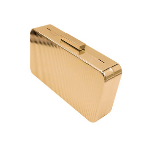China Supplier OEM Factory Customize Gold <strong>Silver</strong> Color <strong>Evening</strong> <strong>Bag</strong> Women Metal Clutch Purse Dressing <strong>Bag</strong> - Product Image 4