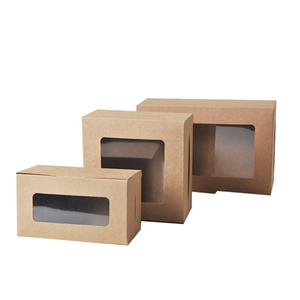 Cajas para Cupcakes de Cartón Reciclable Marrón al por Mayor, con 6 Compartimentos y Ventana Transparente con Recubrimiento UV - Product Image 5