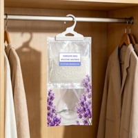 Sac déshumidificateur suspendu personnalisé 230g au chlorure de calcium pour chambre à coucher, armoire et placard