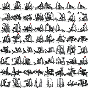 Máquina de Sentadillas Super Péndulo WENDY para Gimnasio Comercial, Equipo de Fitness, Entrenador de Cadera y Piernas de <span class=keywords><strong>Acero</strong></span> para Entrenamiento de Fuerza - Product Image 2