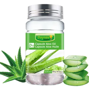 Aloe Oil Vitamin Capsule Healthy Organic Natural detox constipation improve immunity supplement skin whitening beauty pills