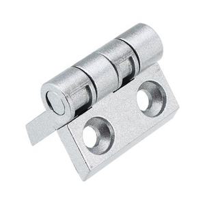 Engsel Paduan Perak Seng Industri 30*30 Profil Aluminium Pintu Lemari Jarak Lubang 30*24mm untuk Perabotan Bengkel Gudang - Product Image 3