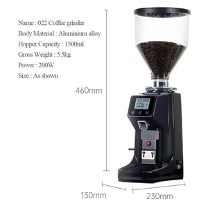 Máquina Profesional de Alta Calidad para Moler Granos de Café Espresso, Comercial 022 - Product Image 6