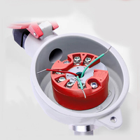 Transmitter Suhu Termokopel Berlapis Baja PT100 Presisi Tinggi Tahan Air Anti-Korosi Akurasi 0.5C Pemasangan Jepit