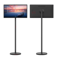 Monitor Full HD de 32 Pulgadas, Tableta con Pantalla Táctil Enrollable, Televisor Portátil Vertical, Televisor Inteligente Inalámbrico Android para Juegos
