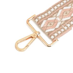 สายรัดผ้าไนลอนลายแจ็คการ์ดแบบเอธนิค กว้าง 5 ซม. หนาขึ้น พร้อมลายโลโก้ สำหรับกระเป๋า ของขวัญ ทำจากโพลีเอสเตอร์ - Product Image 3