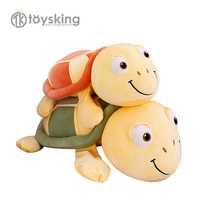 Oreiller et jouet de voyage en forme de tortue douce - Peluche Ninja Turtle câlin, animal en peluche multifonctionnel pour le lit des enfants et en déplacement, personnalisable