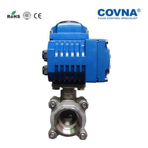 Válvulas de bola accionadas eléctricas de 90 días COVNA Ventana HVAC de acero inoxidable motorizada bidireccional NPT DN 25 1 DN 40 1,5 OEM personalizable - Product Image 6