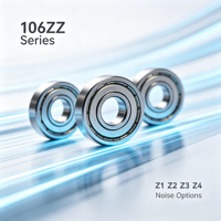 Roulement à billes micro-à gorge profonde MR106ZZ 6x10x3 mm à double blindage Z4, faible bruit, pour pièces d'outils électriques portatifs - Vente en gros