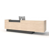 Meilleure vente Bureau de réception moderne en bois pour hôpital et école