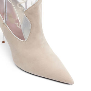 Botas Vaqueras de <span class=keywords><strong>Mujer</strong></span> con Diseño de Marca, Estilo 2026, Parte Superior de Gamuza y PVC - Product Image 5