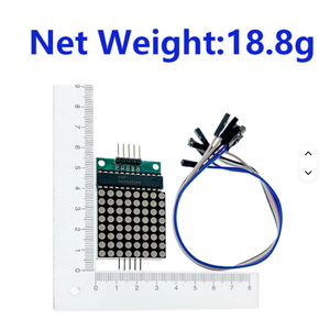 บอร์ดแสดงผลแบบ Dot Matrix 8x8 MAX7219แผงพัฒนาที่มีการควบคุมไมโครคอนโทรลเลอร์ - Product Image 3