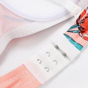 Bonne qualité meilleure vente motif de fleurs sous-vêtements à armatures personnalisé mignon <span class=keywords><strong>Push</strong></span> <span class=keywords><strong>up</strong></span> poitrine soutien-gorge et culotte ensemble de nuit pour les femmes - Product Image 5