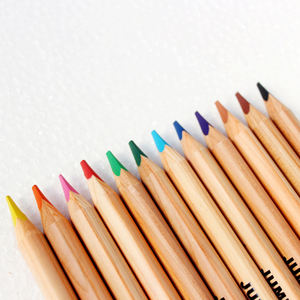 Crayons de <span class=keywords><strong>couleur</strong></span> naturels de haute qualité, non toxiques, effaçables, non cassables, pointus, certifiés ASTM, 12 pièces, prix promotionnel, vente chaude - Product Image 1