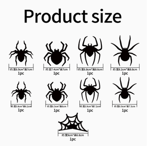 Hot Seller Halloween 3D Spider and Bat LED Flashing Party <b>Window</b> Display Wall <b>Decals</b> for a Festive Atmosphere - Product Image 5