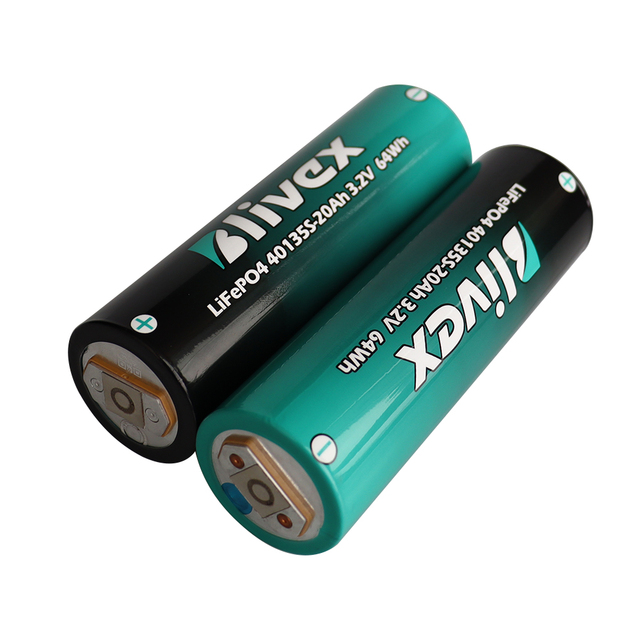 Blivex Grade-A Li-Ion Phosphate Battery Cell C40 Cylindrical Cell 40135 20Ah 3.2V Lifepo4 Lithium Ion Batteries